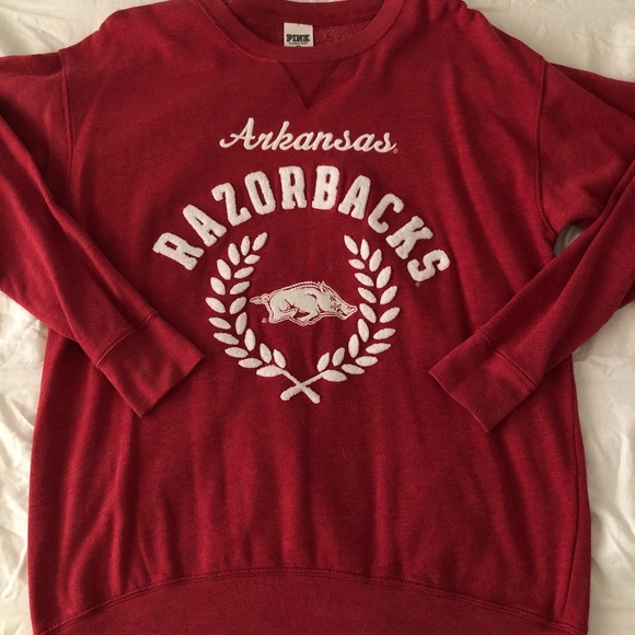 VS PINK Arkansas Razorbacks Pullover - Picture 1 of 4